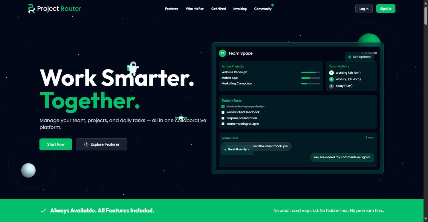 Project Router Project Management Tool